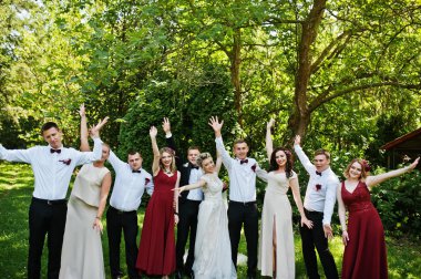 Nedime ve en iyi ile zerafet düğün çift mans sahip fu