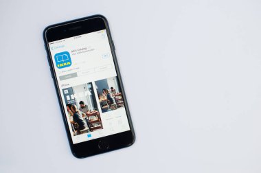 Kiev, Ukrayna - Temmuz 11,2017: IKEA uygulamanıza ile Apple iphone 7