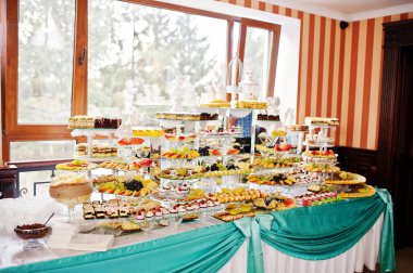 Harika düğün Ziyafet tablo müthiş dekorlu ve lezzetli