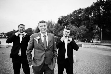 Düğün gününde la çılgına onun sağdıç ile damat