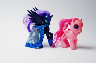 Hai, Ukrayna - 10 Ağustos 2017: gelen ünlü renkli oyuncak pony