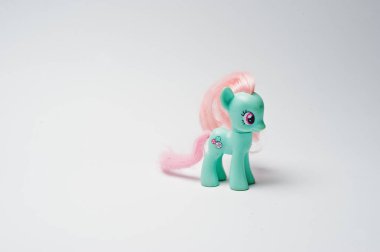 Hai, Ukrayna - 10 Ağustos 2017: gelen ünlü renkli oyuncak pony