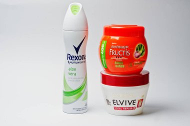 Hai, Ukrayna - 10 Ağustos 2017: deodorant r yakın çekim fotoğraf