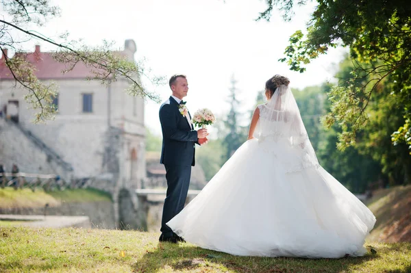 Harika Düğün çifti tepede muhteşem VI ile poz
