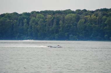 Ternopil, Ukrayna - 26 Ağustos 2017: Dünya Şampiyonası Powerboa