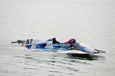 Ternopil, Ukrayna - 26 Ağustos 2017: Dünya Şampiyonası Powerboa