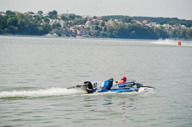 Ternopil, Ukrayna - 26 Ağustos 2017: Dünya Şampiyonası Powerboa