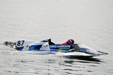 Ternopil, Ukrayna - 26 Ağustos 2017: Dünya Şampiyonası Powerboa