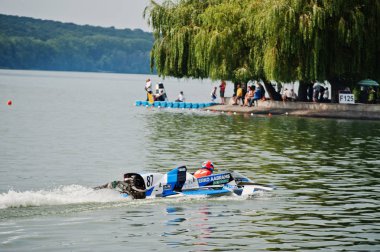 Ternopil, Ukrayna - 26 Ağustos 2017: Dünya Şampiyonası Powerboa