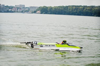 Ternopil, Ukrayna - 26 Ağustos 2017: Dünya Şampiyonası Powerboa