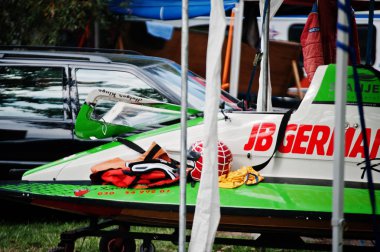 Ternopil, Ukrayna - 26 Ağustos 2017: Dünya Şampiyonası Powerboa