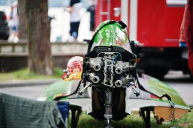 Ternopil, Ukrayna - 26 Ağustos 2017: Dünya Şampiyonası Powerboa