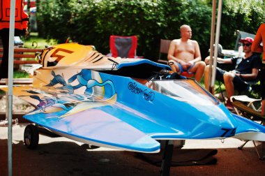 Ternopil, Ukrayna - 26 Ağustos 2017: Dünya Şampiyonası Powerboa