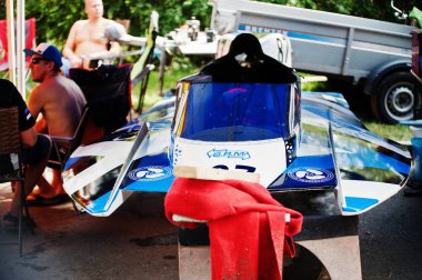 Ternopil, Ukrayna - 26 Ağustos 2017: Dünya Şampiyonası Powerboa