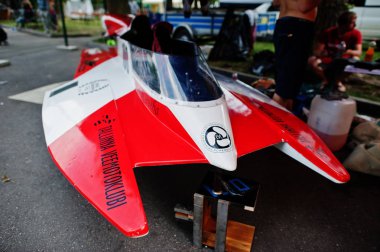 Ternopil, Ukrayna - 26 Ağustos 2017: Dünya Şampiyonası Powerboa