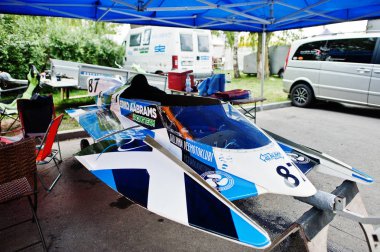 Ternopil, Ukrayna - 26 Ağustos 2017: Dünya Şampiyonası Powerboa