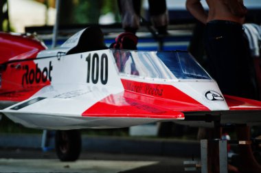 Ternopil, Ukrayna - 26 Ağustos 2017: Dünya Şampiyonası Powerboa