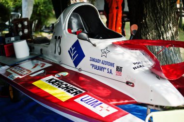 Ternopil, Ukrayna - 26 Ağustos 2017: Dünya Şampiyonası Powerboa