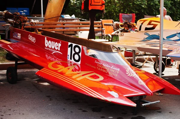 Ternopil, Ukrayna - 26 Ağustos 2017: Dünya Şampiyonası Powerboa