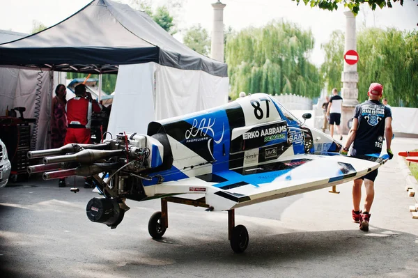 Ternopil, Ukrayna - 26 Ağustos 2017: Dünya Şampiyonası Powerboa