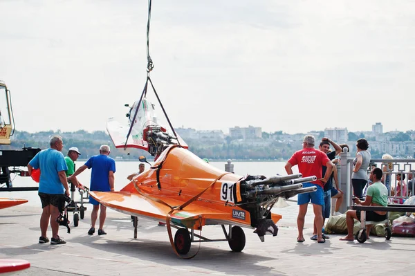 Ternopil, Ukrayna - 26 Ağustos 2017: Dünya Şampiyonası Powerboa