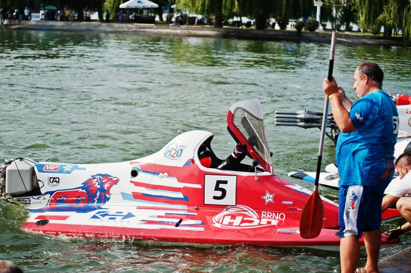 Ternopil, Ukrayna - 26 Ağustos 2017: Dünya Şampiyonası Powerboa