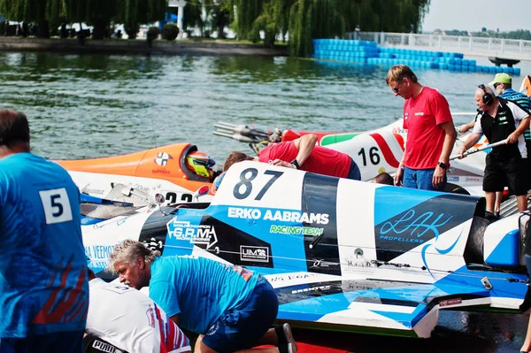 Ternopil, Ukrayna - 26 Ağustos 2017: Dünya Şampiyonası Powerboa