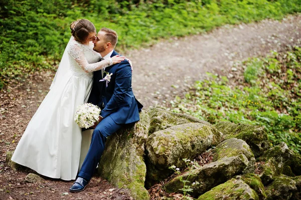 Bir tur kocasının ormanın içinde oturan muhteşem gelin 