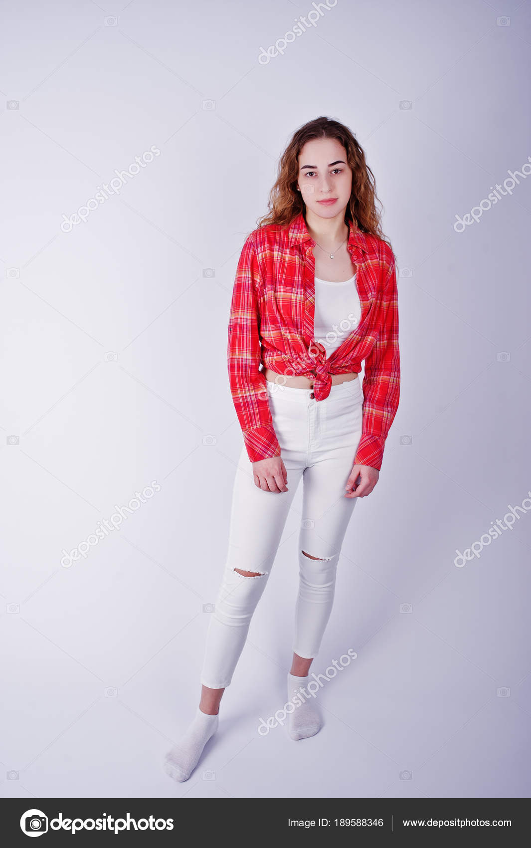 young girl pants