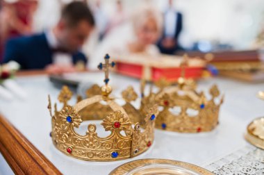 Düğün günü. Düğün hazırlıkları için aksesuarlar.