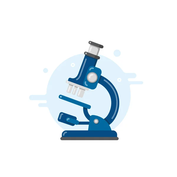 Microscoop vector pictogram op witte achtergrond. — Stockvector