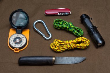Şam bıçağı. turist ekipman. EDC.