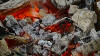 sıcak kömürleri ve alevler doku 