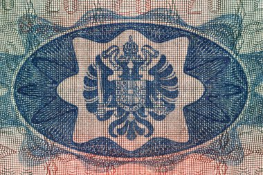 makro resim ile güzel bir koruyucu deseninin kartal eski Not