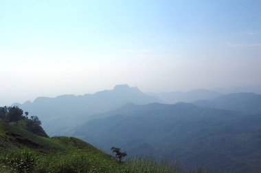 dağ vadi manzarası, Tayland