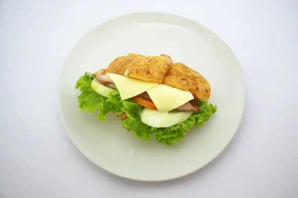 Thailändische Küche, Sandwiches mit Schinken — Stockfoto