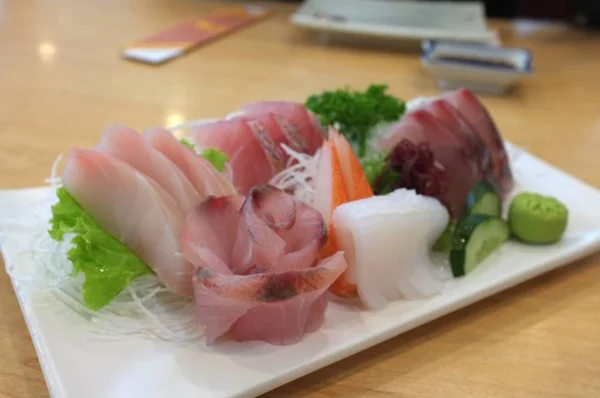 Imagine Pentru Meniul Cataloagelor Alimentare Japoneze Sushi Set Pachet Cale — Fotografie, imagine de stoc