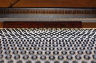 Dokumada kullanılan önemli araçlara dokuma tezgahı denir, geleneksel Tayland kumaşı dokuma konsepti