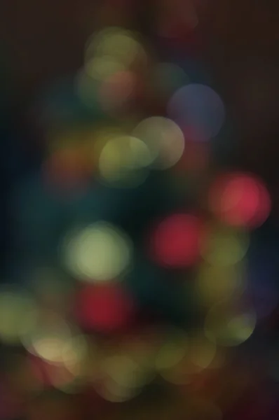 Unschärfe Licht Feier auf Weihnachtsbaum mit Bokeh Hintergrund — Stockfoto