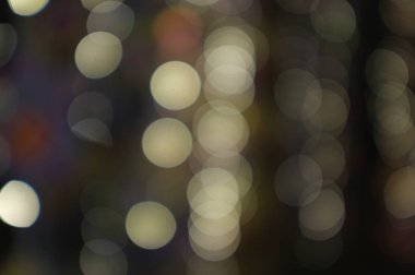 Işığın soyut dairesel bokeh arkaplanı. Bulanık arkaplan