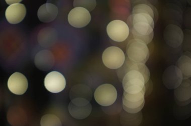 Işığın soyut dairesel bokeh arkaplanı. Bulanık arkaplan