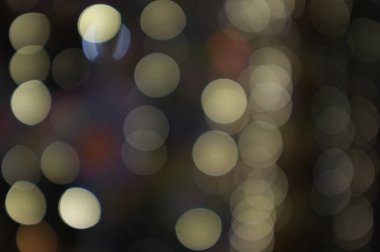 Işığın soyut dairesel bokeh arkaplanı. Bulanık arkaplan