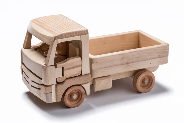 Isolated truck (lorry) toy on white background. — Stock Photo, Image