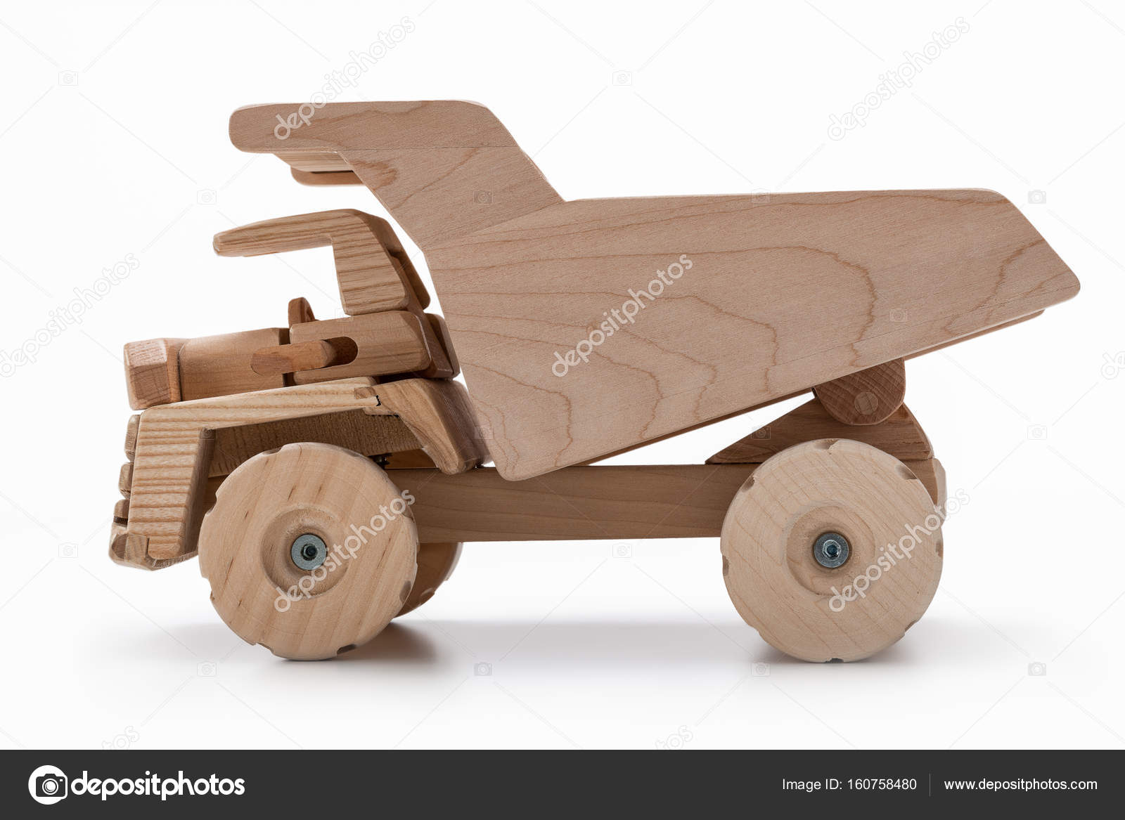 wooden tipper truck