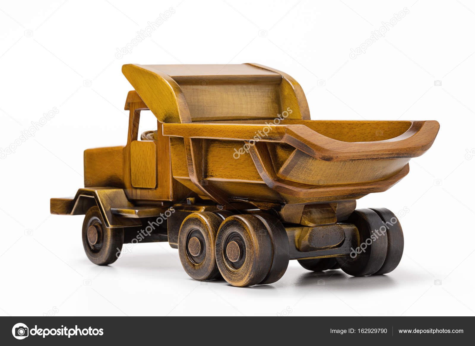 wooden tipper truck