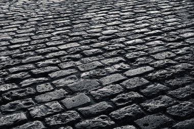 Taş yol dokusu, arka plan.