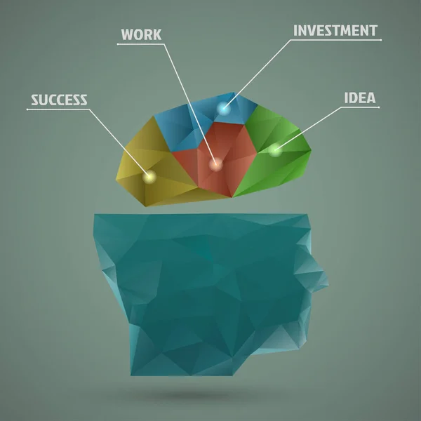 üçgen kafa ve beyin