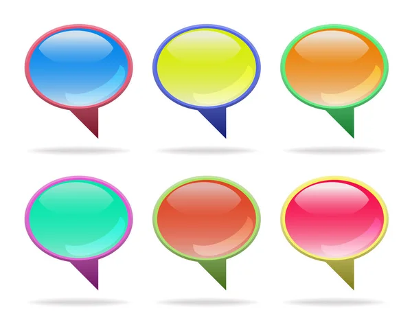 konuşma balonları renkli cam