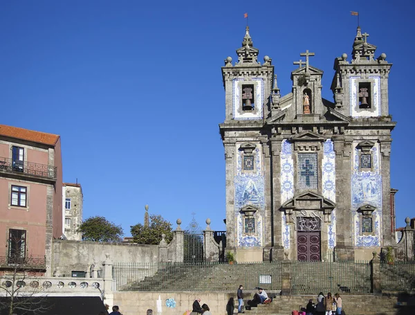 Igreja de Santa Ildenfonso no Porto — Fotografia de Stock