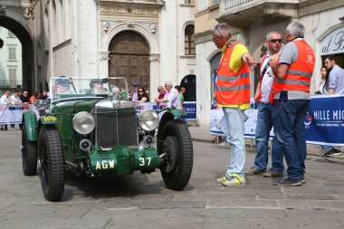 Hakem ve antika araba Milla Miglia katılıyor